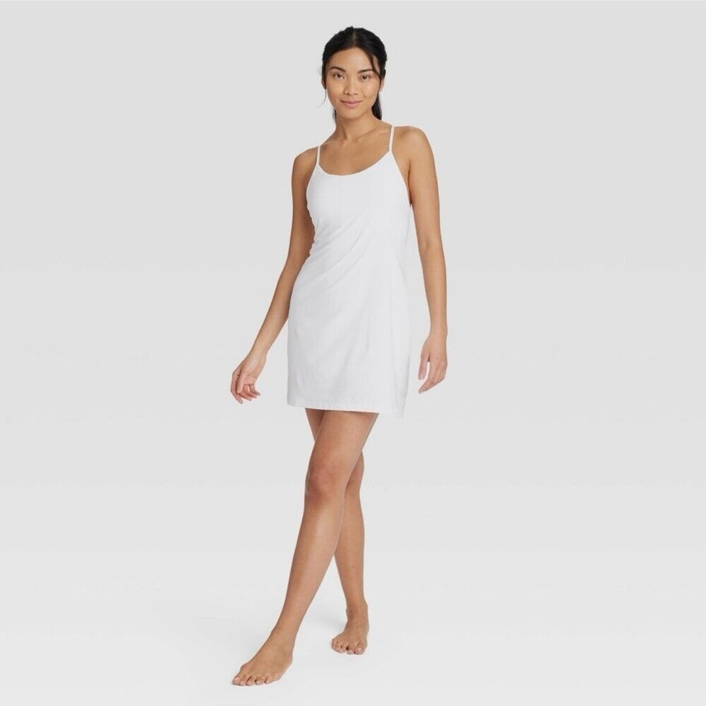 NWT Women's Flex Strappy Exercise Dress - All in Motion™ White M
